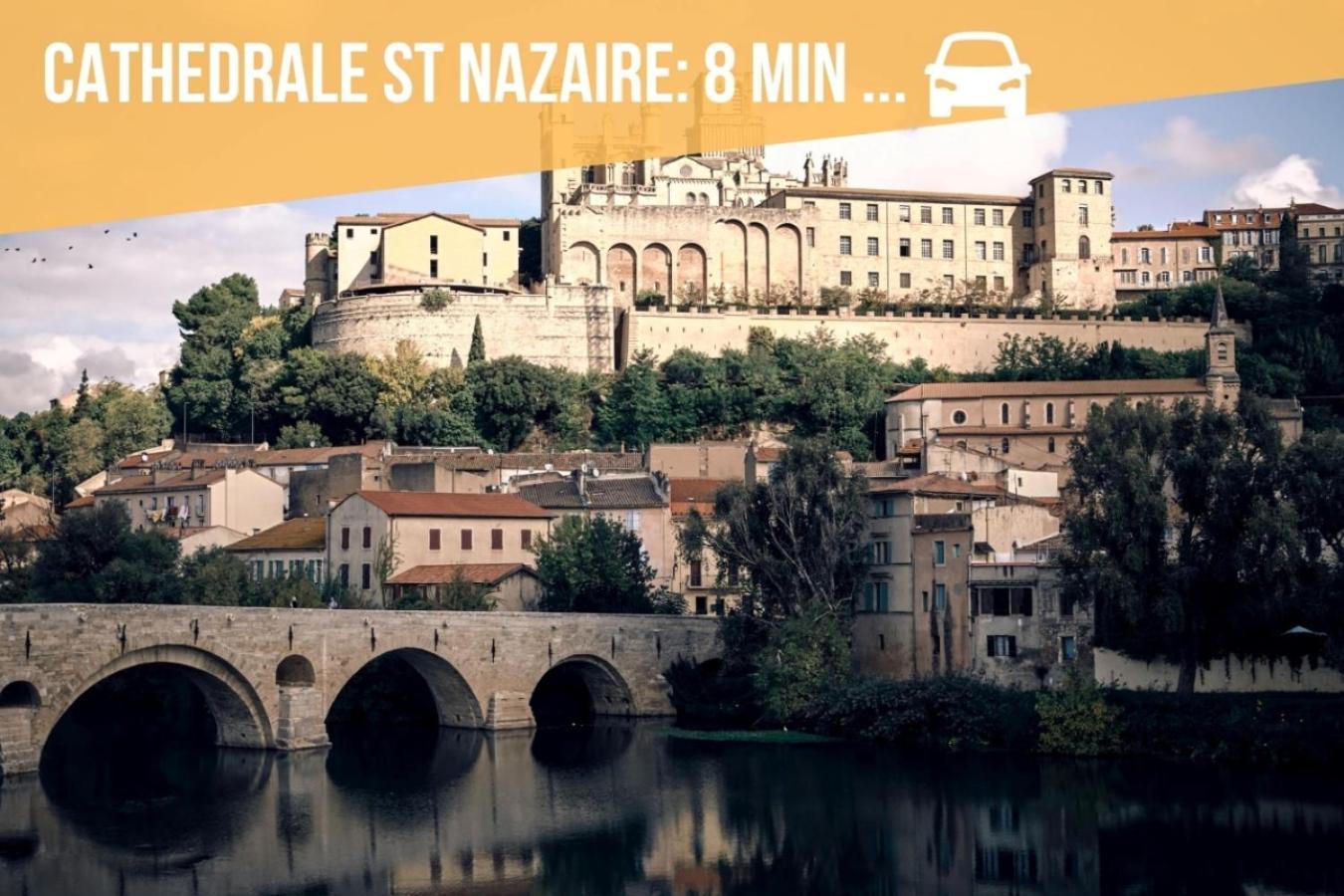 L'etoile Biterroise - 2 A 6 Personnes - Rez De Chaussee Avec Balcon - Piscine Exterieur * Beziers