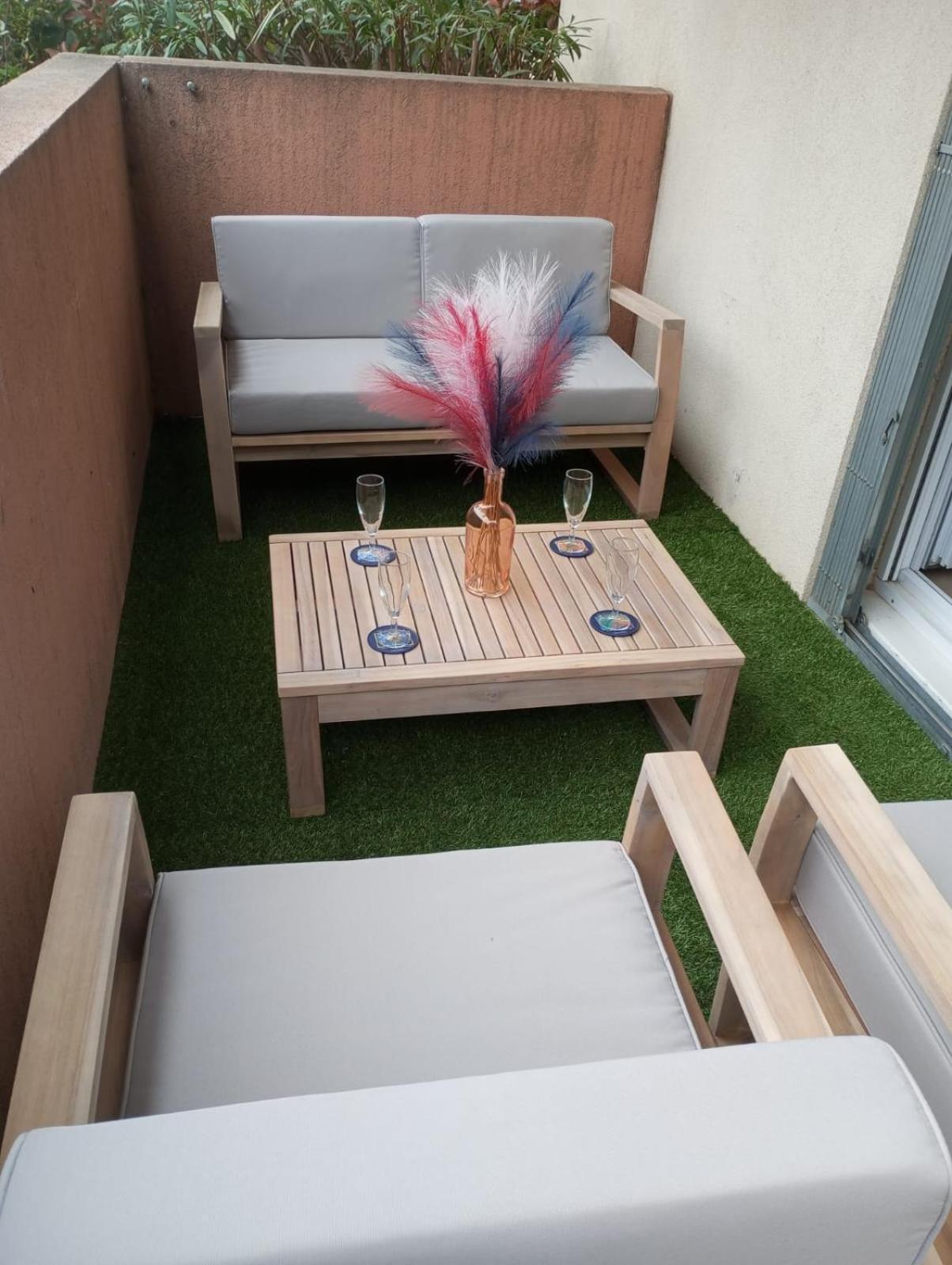 Apartment L'etoile Biterroise - 2 A 6 Personnes - Rez De Chaussee Avec Balcon - Piscine Exterieur Beziers